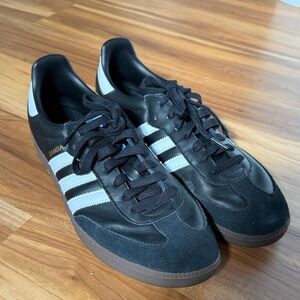 Adidas Black Leather Sambas